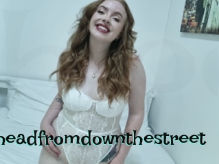 Thehotredheadfromdownthestreet
