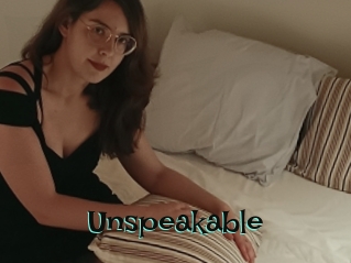 Unspeakable
