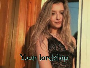 Your_lordship